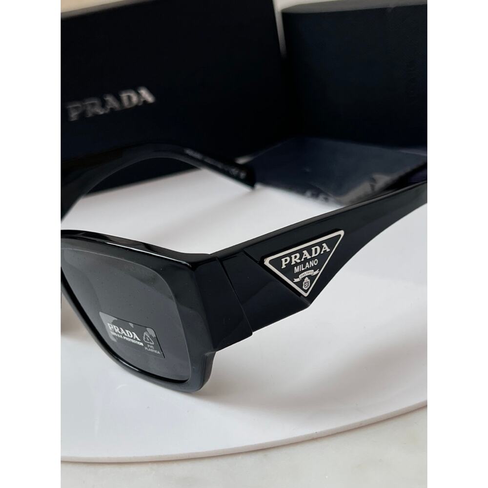NEW Prada PR10ZS Black Sunglasses Unisex $563 - Picture 6 of 8